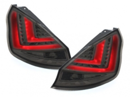 LED taillights suitable for FORD Fiesta MK 7 08+ red/crystal