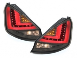 LED taillights suitable for FORD Fiesta MK 7 08+ red/crystal-image-61214