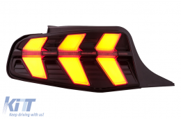 LED Taillights suitable for Ford Mustang V Pre-Facelift (2010-2012) Smoke-image-6107288
