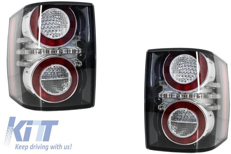 Taillights suitable for Land Range Rover Vogue III L322 (2002-2009) Halogen  Bulb Supercharged Design Facelift Smoke Edition