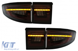 LED Taillights suitable for LAND ROVER DISCOVERY SPORT L550 (2014-2019) Conversion to 2020-up Smoke-image-6067139