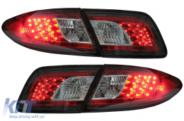 LED Taillights suitable for Mazda 6 Sedan GG1 (08.2002-08.2007) Black - TLMA6BLED