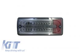 Led Taillights suitable for MERCEDES Benz G-class W463 (1989-2015) Smoked/Red-image-6067128