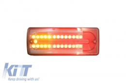 Led Taillights suitable for MERCEDES Benz G-class W463 (1989-2015) Smoked/Red-image-6067131