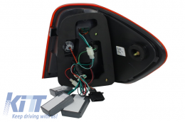 LED Taillights suitable for Mercedes M-Class W164 (2005-2008) Red Clear-image-6026063