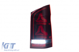 LED Taillights suitable for Mercedes V-Class W447 (2014-2024) Single Rear Door Dynamic Turning Lights-image-6127051