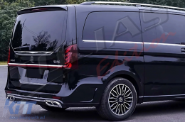 LED Taillights suitable for Mercedes V-Class W447 (2014-2024) Single Rear Door Dynamic Turning Lights-image-6128137