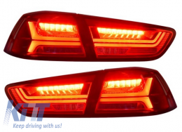Lancer x led фары
