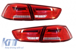 LED Taillights suitable for MITSUBISHI Lancer (2008+) EVO X (2008+) Flowing Dynamic Turning Light - TLMILALED