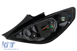 LED Taillights suitable for Opel Corsa D Hatchback (04.2006-2014) Black-image-6101881