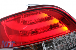 LED Taillights suitable for Peugeot 206 HatchBack 3 / 5 Doors (10.1998-2004) Red White-image-6112617