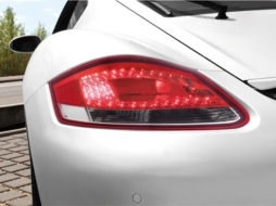 LED Taillights suitable for PORSCHE Boxster 987 05-08 Cayman 06-09 red / crystal-image-61706