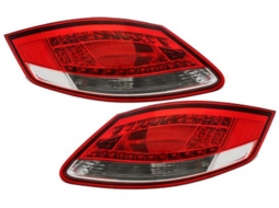 LED Taillights suitable for PORSCHE Boxster 987 05-08 Cayman 06-09 red / crystal-image-61708