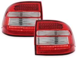 LED Taillights suitable for PORSCHE Cayenne 9PA (2003-2006) Red/Crystal - RPO02LRC