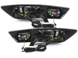 LED Taillights suitable for RENAULT Clio IV 2013+ Black/Smoke-image-5989060