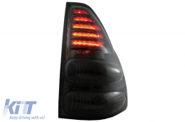 LED Taillights suitable for Toyota Land Cruiser FJ120 (2003-2008) Smoke-image-6043312