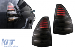 LED Taillights suitable for Toyota Land Cruiser FJ120 (2003-2008) Smoke-image-6085472