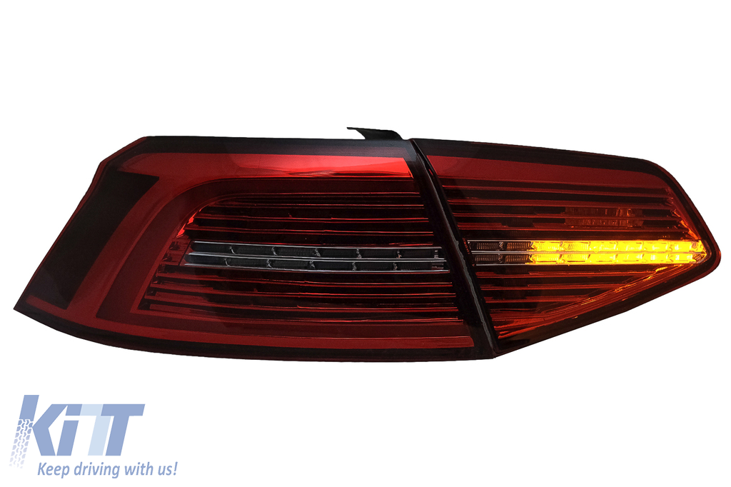 LED Taillights suitable VW Passat B8 3G (2015-2019) Limousine line with Sequential Dynamic Lights - CarPartsTuning.com