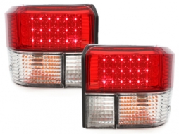 LED Taillights suitable for VW T4 (1990-2003) Crystal Red - RV15DLRC