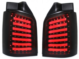 LED taillights suitable for VW T5 03-12/09 LED indicator black / smoke - RV35LLBS