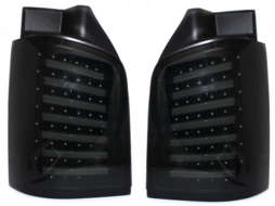 LED taillights suitable for VW T5 03-12/09 LED indicator black / smoke-image-65488