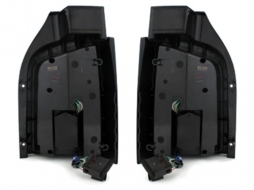 LED taillights suitable for VW T5 03-12/09 LED indicator black / smoke-image-65489
