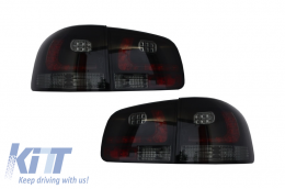 LED taillights suitable for VW Touareg 2002 - 2010 Black Smoke - RV42SLBS