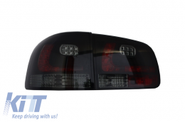 LED taillights suitable for VW Touareg 2002 - 2010 Black Smoke-image-6008423