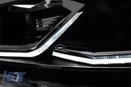 LED TFL Tagfahrlicht Scheinwerfer für VW Golf 7 VII 2012–2017 Halogen Statisches Blinklicht-image-6277854