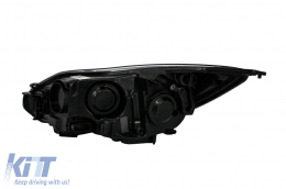 LED TFL Tagfahrlicht Scheinwerfer Xenon Look für FORD Focus III 11-14 Schwarz--image-6066923