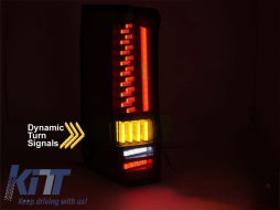 LED-Tuning-Rücklichtsatz geeignet für Volkswagen Crafter, MAN TGE nach 2017 mit rotem Gehäuse, mit dynamischem Blinker, links und rechts-image-6238216