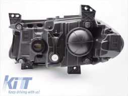 LED-Tuning-Scheinwerfersatz geeignet für Dodge Charger 2014-2023 mit schwarzem Gehäuse, für das Modell mit werkseitigen DRL-Leuchten, links und rechts-image-6238369
