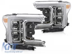 image-12-LED-Tuning-Scheinwerfersatz geeignet für Ford F150 2017-2020 mit Chrombasis, mit dynamischen Blinker, links und rechts