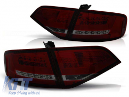 LED tuning tail light kit suitable for Audi A4 B8 2008-2011 sedan, version without factory LED tail lights, left and right - ABAUTX6010029