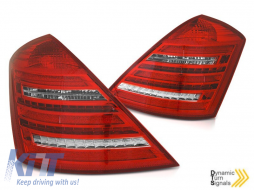 LED tuning tail light kit suitable for Mercedes S-Class W221 2005-2009 design type W222, left and right - ABMETX6010258