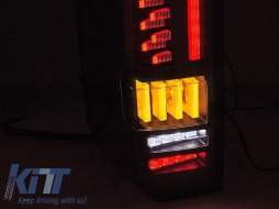 LED tuning tail light kit suitable for Volkswagen Crafter, MAN TGE after 2017 with red base, with dynamic turn signal, left and right-image-6238217