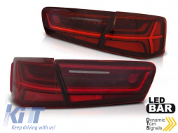 image-71-LED tuning tail light set suitable for Audi A6 C7 sedan 2011-2014 red/white, left and right, for the model with factory LED tail lights