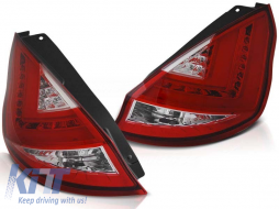 LED tuning tail light set suitable for Ford FIESTA MK7 2008-2012 hatchback, left and right - ABFOTX6010198