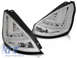 LED tuning tail light set suitable for Ford FIESTA MK7 2012-2015 hatchback, left and right - ABTLF6020996