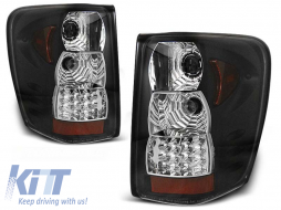 image-18-LED tuning tail light set suitable for Jeep Grand Cherokee 1999-05.2005 with black base, left and right
