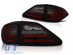 LED tuning tail light set suitable for Lexus RX III 350 2009-2012 red/smoked, left and right - ABLETX6010215