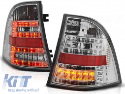 LED tuning tail light set suitable for Mercedes W163 ML-Class 03.1998-2005, left and right - ABMETX6010233
