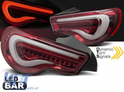 LED tuning tail light set suitable for Toyota GT86 2012-2021 red/white, left and right-image-6237909