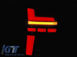 LED tuning tail light set suitable for Volkswagen T5 2015-2019, red and smoked base, left and right-image-6238125