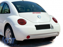 LED tuning tail light set suitable for VW New Beetle hatchback, convertible 1998-2005 red/smoked base, left and right-image-6238050