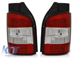 image-62-LED tuning tail light set suitable for VW T5 Transporter 2003-2009, left and right