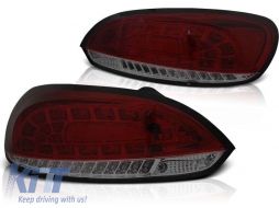 LED tuning tail light set suitable for VW Scirocco III 2008-04.2014 red/smoked, left and right - ABTLV6021113