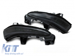LED turn signals suitable for side mirrors of Lexus RX 2009-2015 with black base - ABLEML6009992