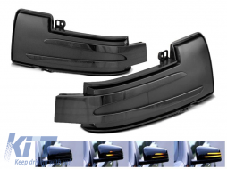 LED turn signals suitable for side mirrors of Mercedes G-Class W463 2013-2019, ML W166 2011-2019, R-Class W251 2006-2019 - ABMEML6009993