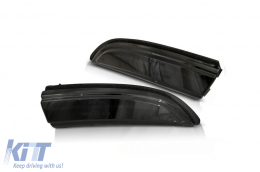 LED turn signals suitable for side mirrors on Ford Fiesta 2013-2016 with black base - ABFOML6009985